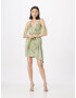 Unique Rochie de cocktail verde pastel - Pled.ro