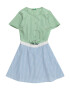 UNITED COLORS OF BENETTON Rochie albastru deschis / verde deschis / alb natural - Pled.ro