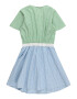 UNITED COLORS OF BENETTON Rochie albastru deschis / verde deschis / alb natural - Pled.ro