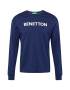 UNITED COLORS OF BENETTON Tricou bleumarin / alb - Pled.ro