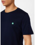 UNITED COLORS OF BENETTON Tricou albastru noapte / verde jad / alb - Pled.ro