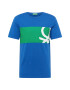 UNITED COLORS OF BENETTON Tricou albastru / verde / alb - Pled.ro