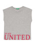 UNITED COLORS OF BENETTON Tricou gri amestecat / roz pitaya - Pled.ro