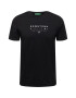 UNITED COLORS OF BENETTON Tricou negru / alb - Pled.ro