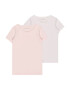 UNITED COLORS OF BENETTON Tricou roz pastel / alb - Pled.ro