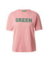 UNITED COLORS OF BENETTON Tricou verde / roz - Pled.ro