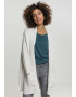 Urban Classics Cardigan dimensiuni mari alb amestacat - Pled.ro