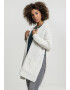 Urban Classics Cardigan dimensiuni mari alb amestacat - Pled.ro