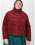 Urban Classics Geacă de primăvară-toamnă 'Corduroy Puffer Jacket' roșu burgundy - Pled.ro