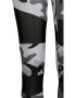 Urban Classics Leggings gri / negru / alb - Pled.ro