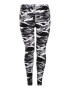 Urban Classics Leggings 'Ladies Camos' gri / negru / alb - Pled.ro