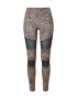 Urban Classics Leggings maro deschis / negru - Pled.ro