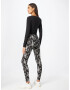 Urban Classics Leggings negru / alb - Pled.ro