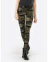 Urban Classics Leggings verde / negru - Pled.ro