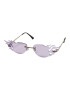 Urban Classics Ochelari de soare 'Flame' mov pastel / argintiu - Pled.ro