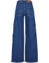 Urban Classics Pantaloni eleganți albastru denim - Pled.ro