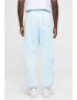 Urban Classics Pantaloni 'Towel' albastru deschis / alb - Pled.ro