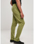 Urban Classics Pantaloni verde stuf / alb - Pled.ro