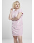 Urban Classics Rochie roz / alb - Pled.ro