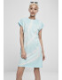 Urban Classics Rochie 'Tie Dye' albastru / alb - Pled.ro