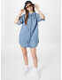 Urban Classics Rochie tip bluză albastru denim - Pled.ro