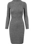 Urban Classics Rochie tricotat gri închis / alb - Pled.ro