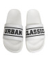 Urban Classics Saboți negru / alb - Pled.ro