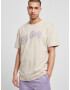 Urban Classics Tricou 'Baseball' bej / lila - Pled.ro