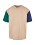 Urban Classics Tricou bej / albastru / verde - Pled.ro