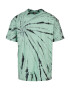 Urban Classics Tricou 'Boxy Tye Dye' gri / verde mentă / negru - Pled.ro