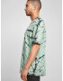 Urban Classics Tricou 'Boxy Tye Dye' gri / verde mentă / negru - Pled.ro