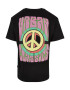 Urban Classics Tricou galben deschis / verde deschis / mov deschis / negru - Pled.ro