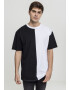 Urban Classics Tricou 'Harlequin' negru / alb - Pled.ro