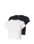 Urban Classics Tricou negru / alb - Pled.ro