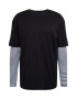 Urban Classics Tricou negru / alb - Pled.ro