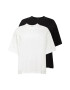 Urban Classics Tricou negru / alb - Pled.ro