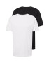 Urban Classics Tricou negru / alb - Pled.ro