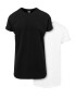 Urban Classics Tricou negru / alb - Pled.ro