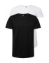 Urban Classics Tricou negru / alb - Pled.ro