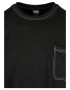 Urban Classics Tricou negru / alb - Pled.ro