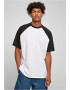 Urban Classics Tricou negru / alb - Pled.ro