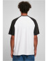 Urban Classics Tricou negru / alb - Pled.ro