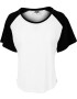 Urban Classics Tricou negru / alb - Pled.ro