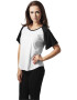 Urban Classics Tricou negru / alb - Pled.ro