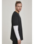 Urban Classics Tricou negru / alb - Pled.ro