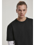 Urban Classics Tricou negru / alb - Pled.ro