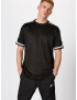 Urban Classics Tricou negru / alb - Pled.ro