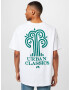 Urban Classics Tricou turcoaz / alb - Pled.ro