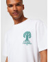 Urban Classics Tricou turcoaz / alb - Pled.ro