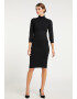 usha BLACK LABEL Rochie tricotat negru - Pled.ro